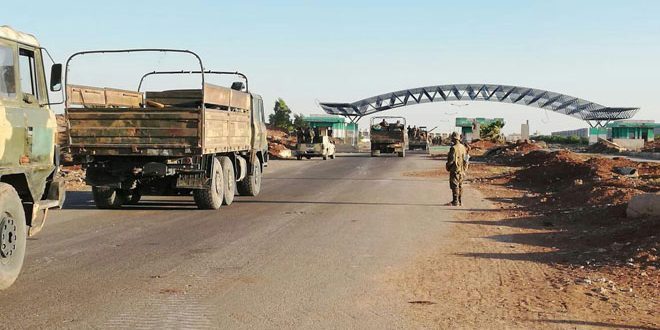 قوات النظام في معبر نصيب